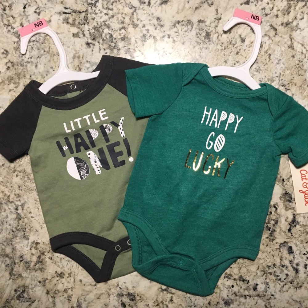 (2) Baby Onesies Unisex from Cat & Jack